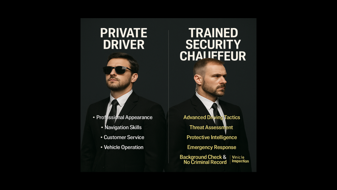 Security Driver vs Private Chauffeur